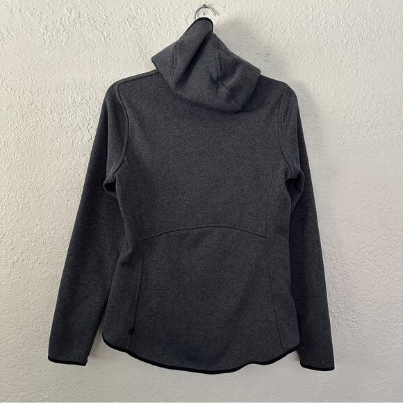 Lululemon Fleece & Thank You Heathered Black Gray Pullover Jacket Hoodie 8 - Picture 5 of 6